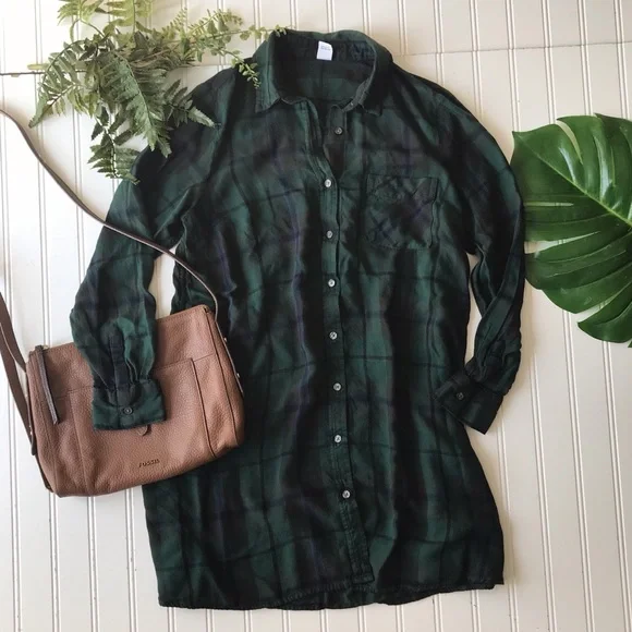 mens green paisley dress shirt Kensington Plaid Scarlett Dress main image 0